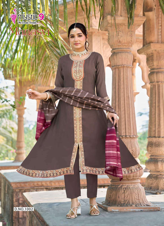 Mystic 9 Manasvi Vol 1 Kurti Set Wholesale Catalogue - Amrah Wholesale