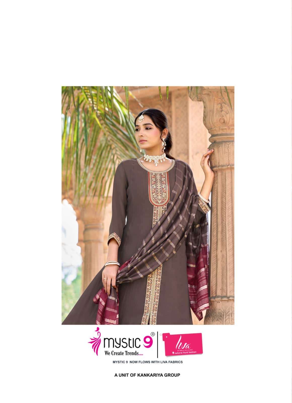 Mystic 9 Manasvi Vol 1 Kurti Set Wholesale Catalogue - Amrah Wholesale