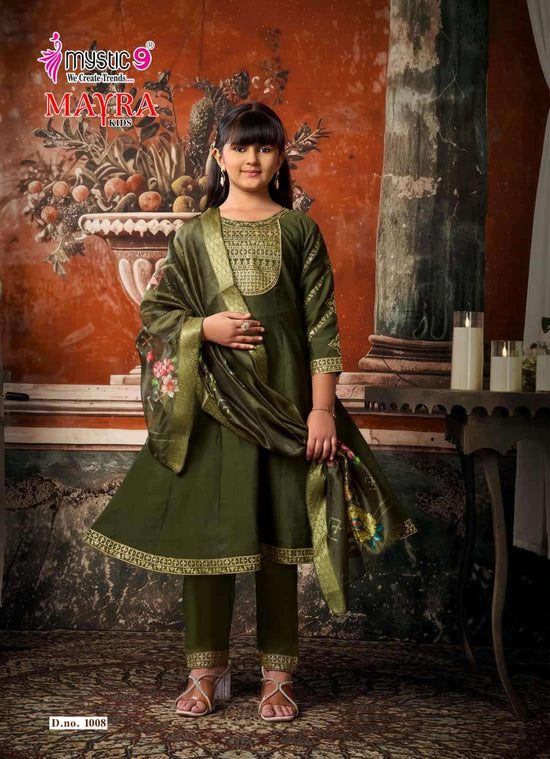 Mystic 9 Mayra Kids Vol 1 Readymade Girls Ethnic Wear