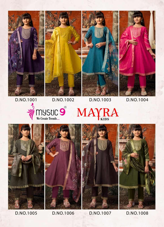 Mystic 9 Mayra Kids Vol 1 Readymade Girls Ethnic Wear