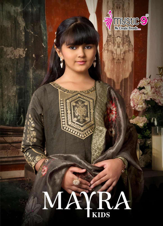 Mystic 9 Mayra Kids Vol 1 Readymade Girls Ethnic Wear