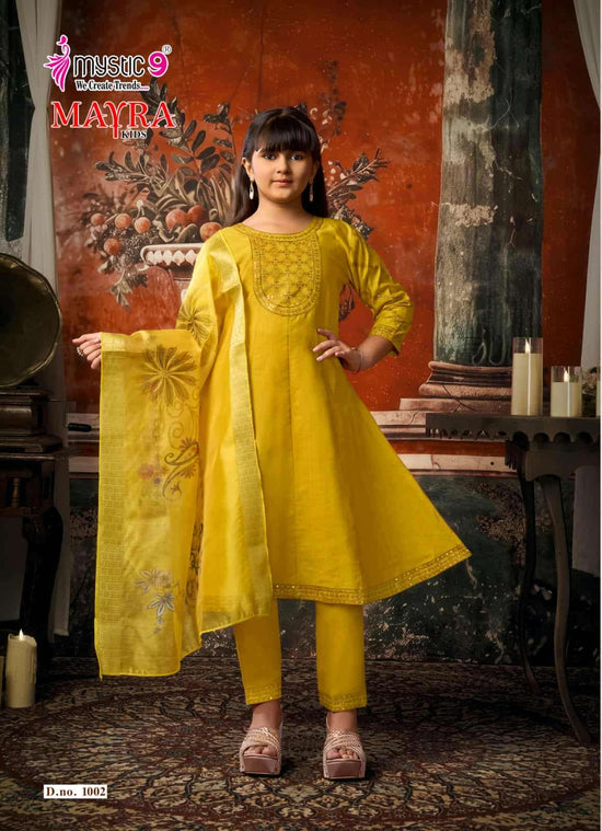 Mystic 9 Mayra Kids Vol 1 Readymade Girls Ethnic Wear