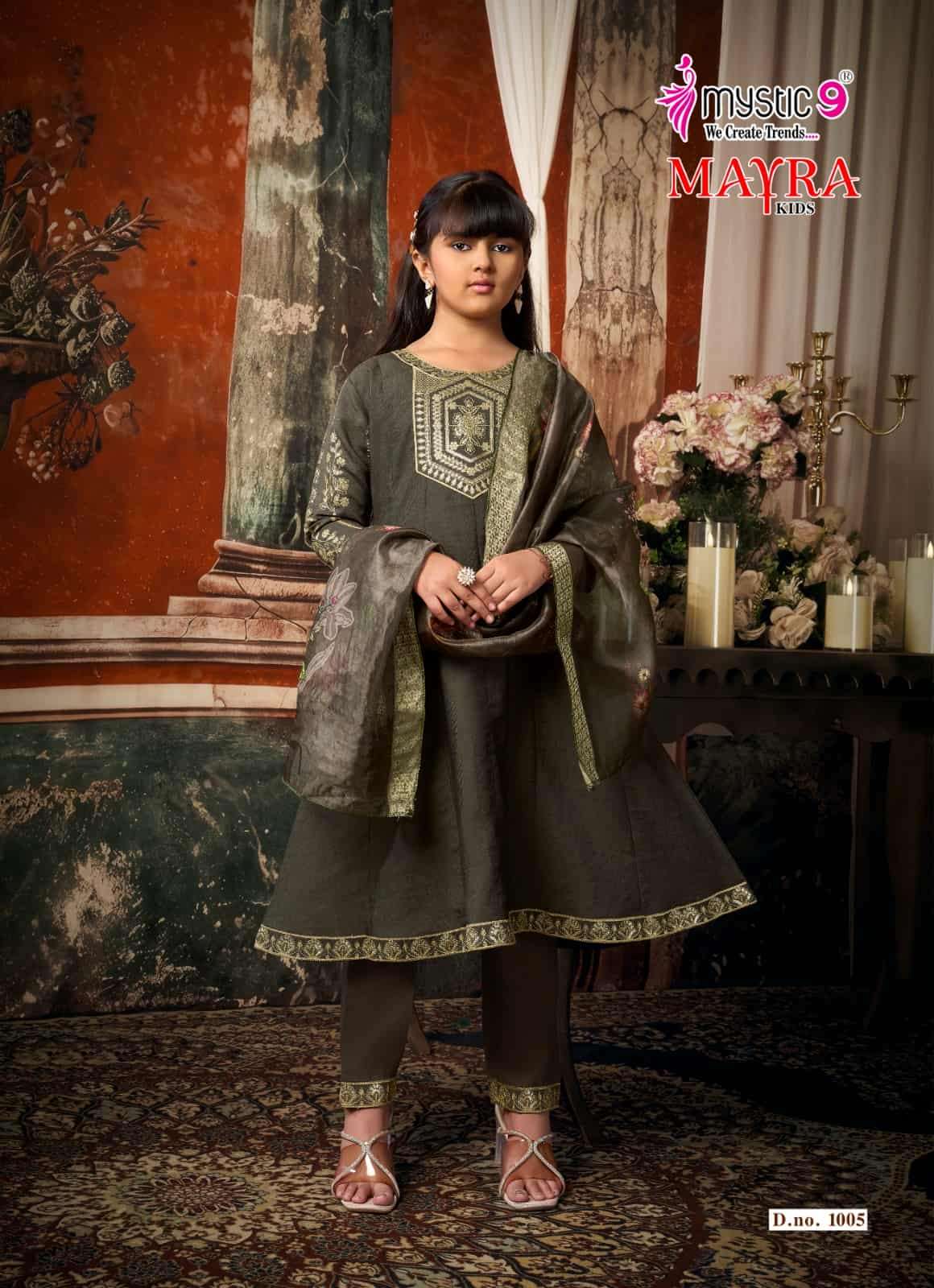 Mystic 9 Mayra Kids Vol 1 Readymade Girls Ethnic Wear