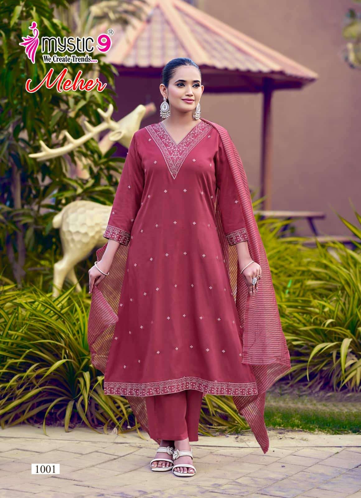 Mystic 9 Meher Kurti Set Wholesale Catalogue - Amrah Wholesale