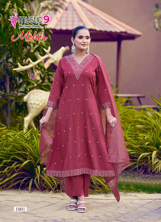 Mystic 9 Meher Kurti Set Wholesale Catalogue - Amrah Wholesale