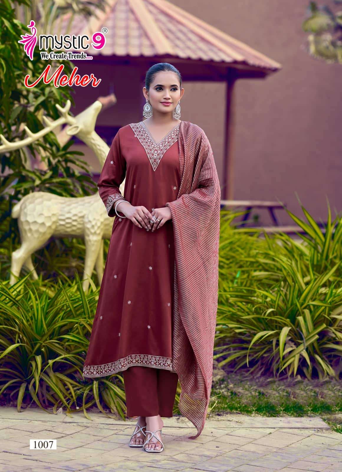 Mystic 9 Meher Kurti Set Wholesale Catalogue - Amrah Wholesale