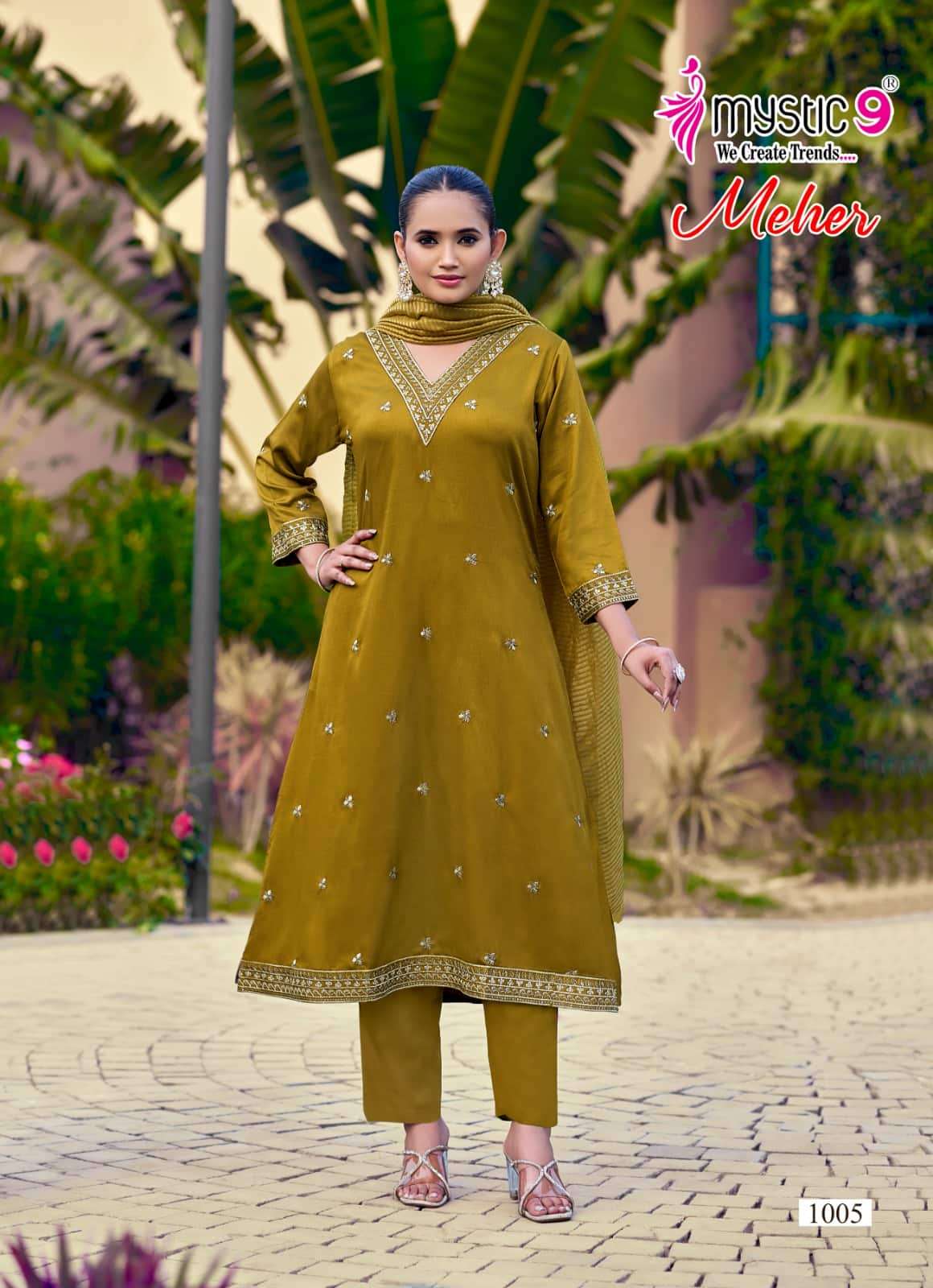 Mystic 9 Meher Kurti Set Wholesale Catalogue - Amrah Wholesale