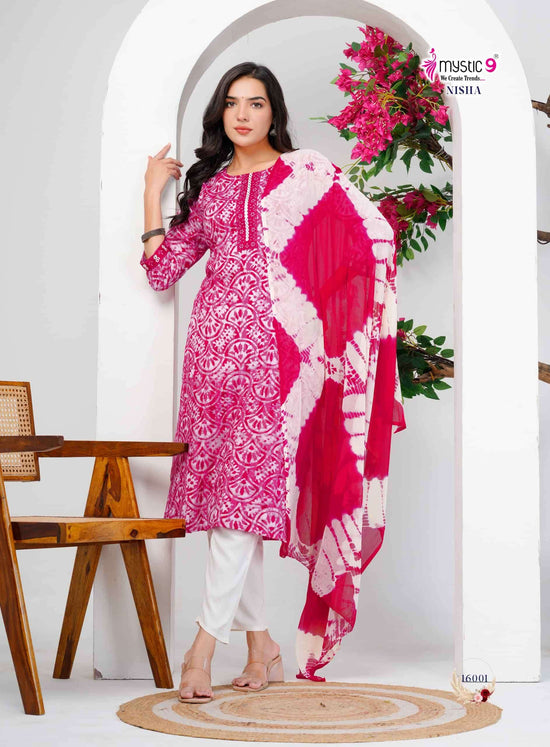 Mystic 9 Nisha Vol 16 Cotton Kurti Set