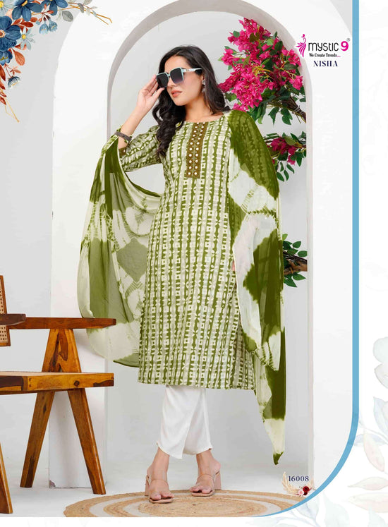 Mystic 9 Nisha Vol 16 Cotton Kurti Set - Amrah Wholesale
