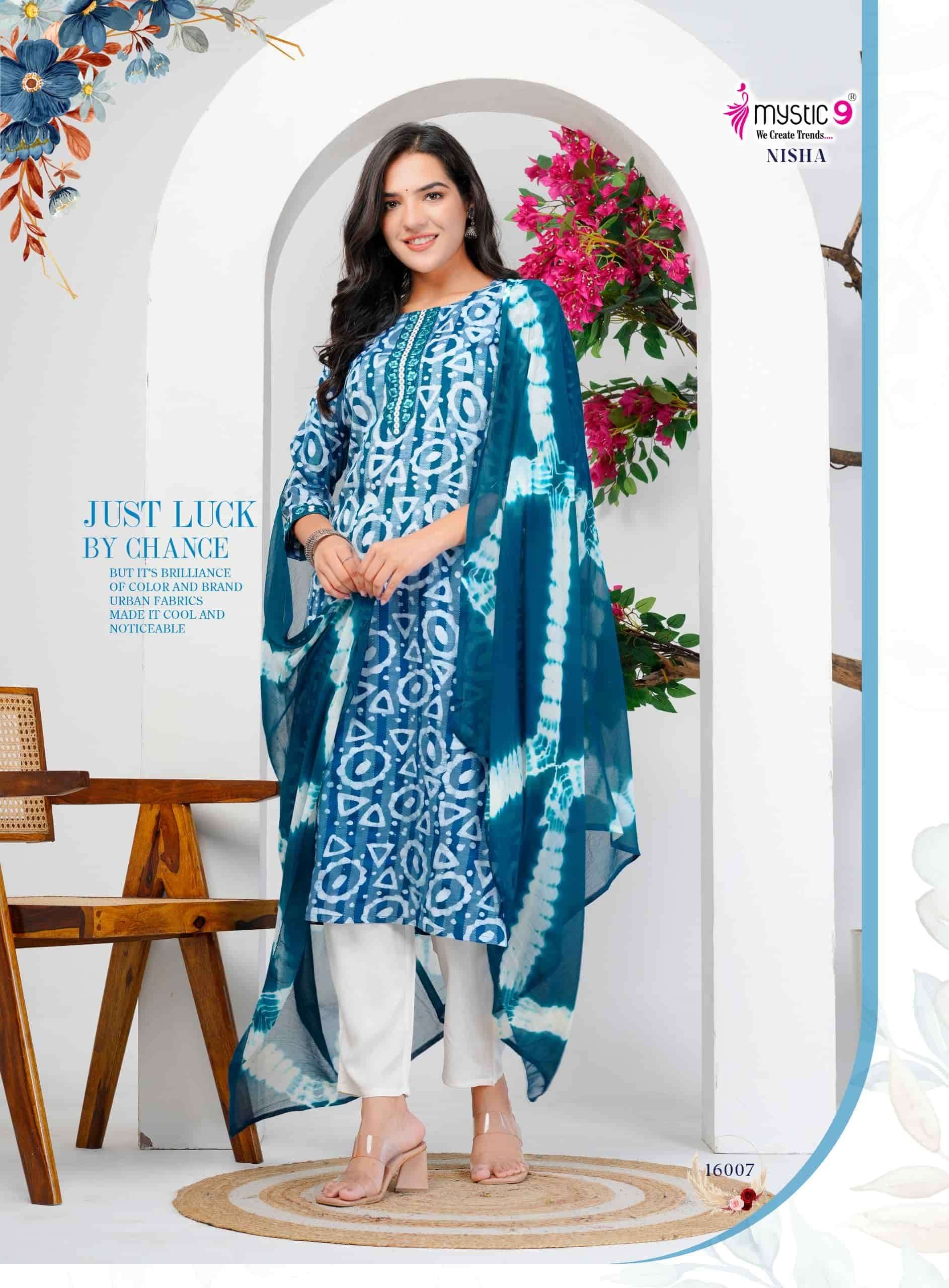 Mystic 9 Nisha Vol 16 Cotton Kurti Set
