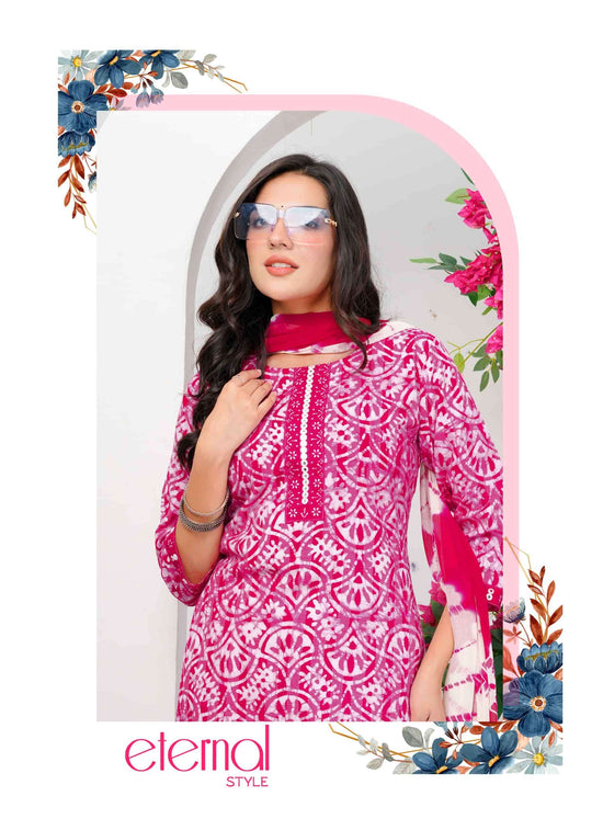 Mystic 9 Nisha Vol 16 Cotton Kurti Set - Amrah Wholesale