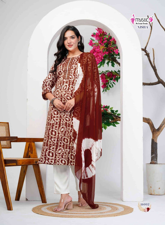 Mystic 9 Nisha Vol 16 Cotton Kurti Set - Amrah Wholesale