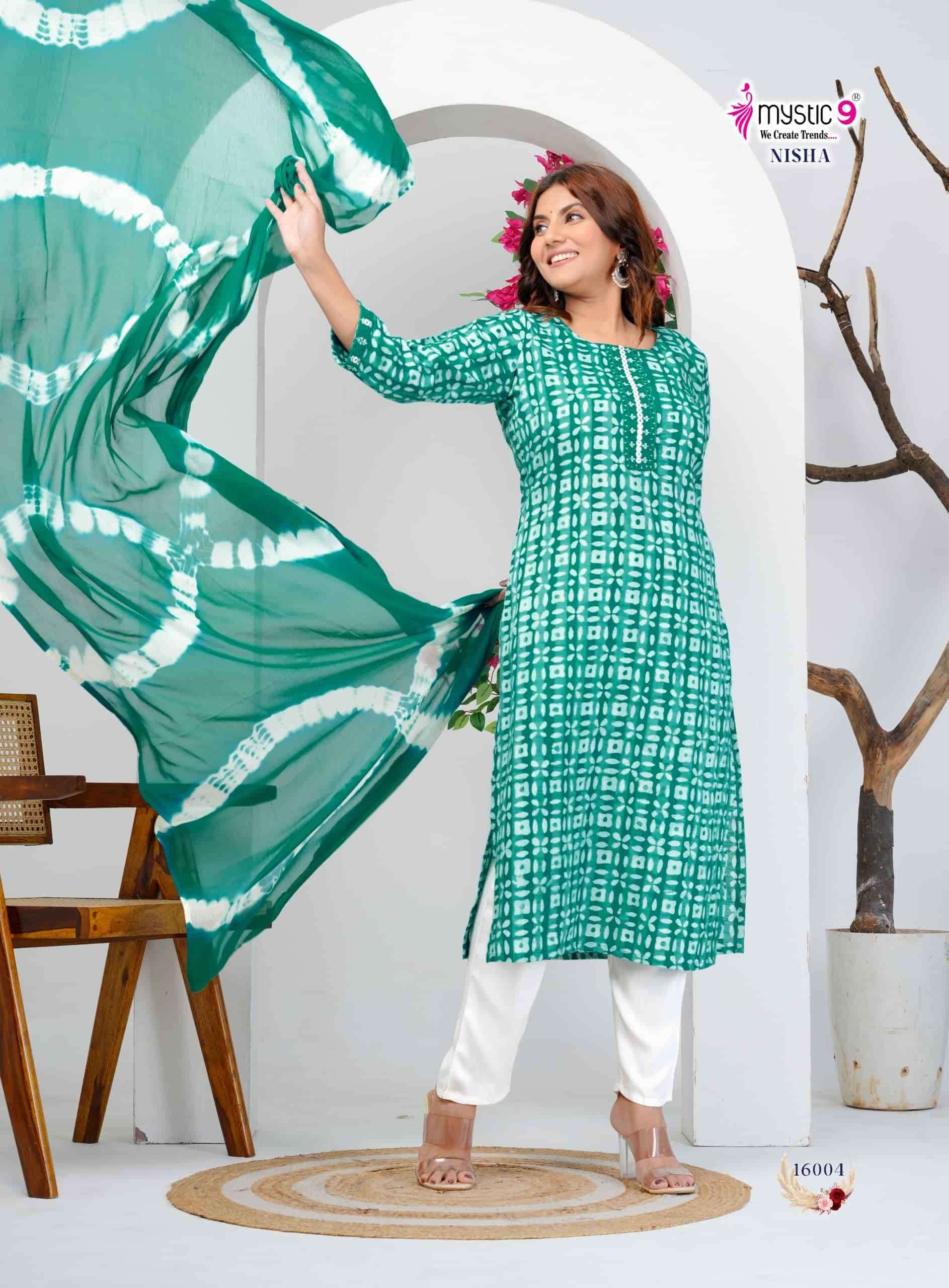Mystic 9 Nisha Vol 16 Cotton Kurti Set
