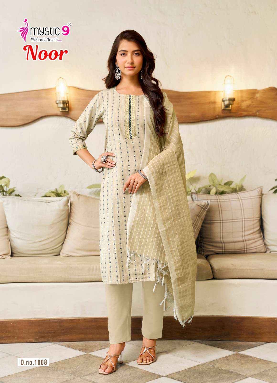 Mystic 9 Noor Vol 1 Handloom Cotton Salwar Suit Set