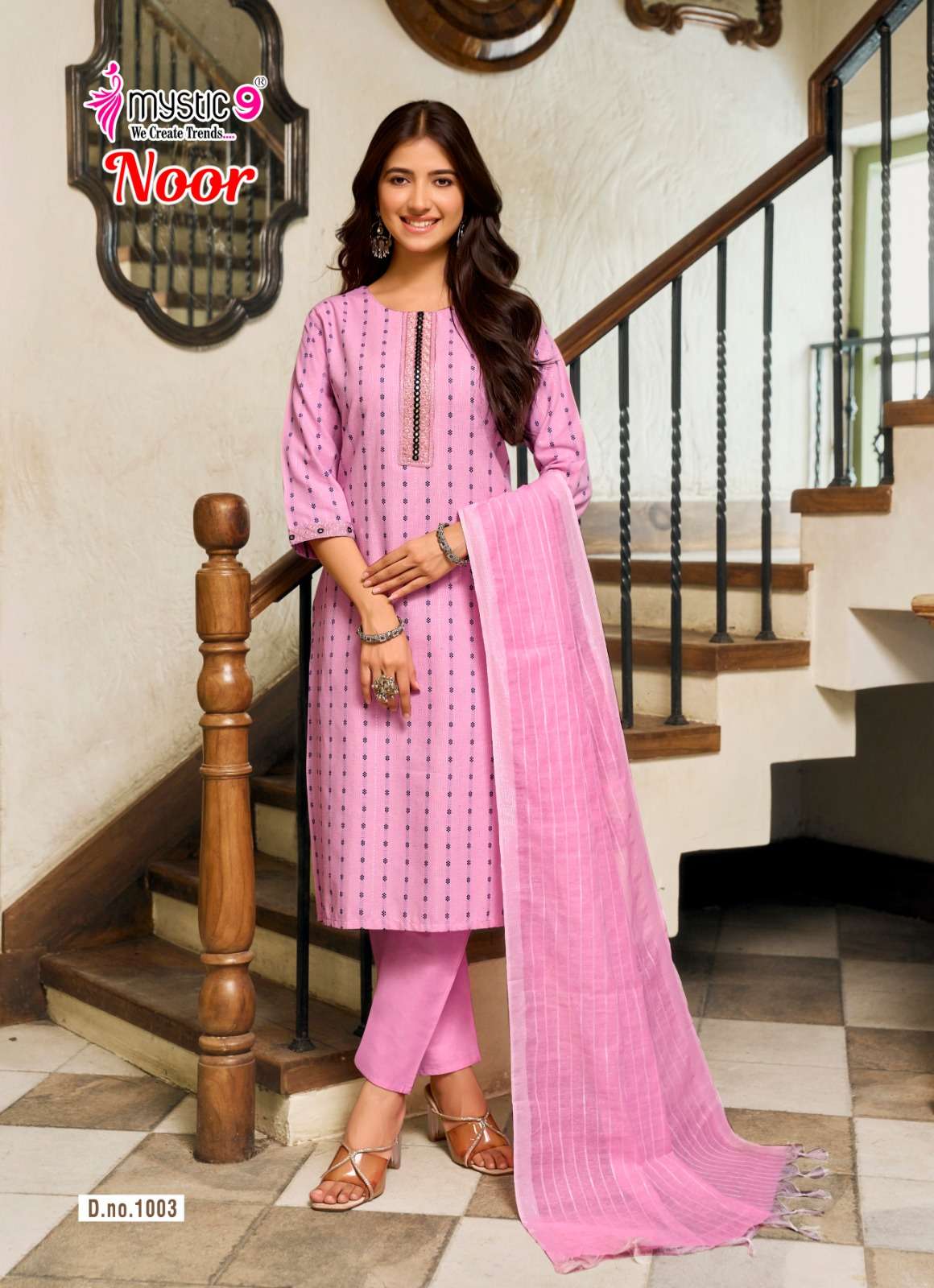 Mystic 9 Noor Vol 1 Handloom Cotton Salwar Suit Set