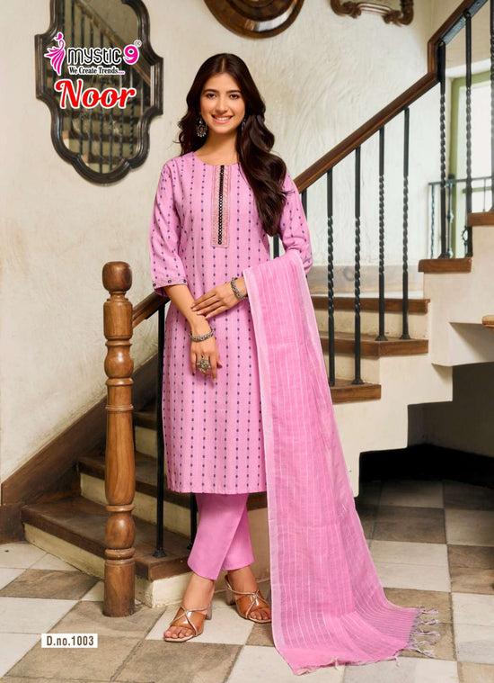Mystic 9 Noor Vol 1 Handloom Cotton Salwar Suit Set