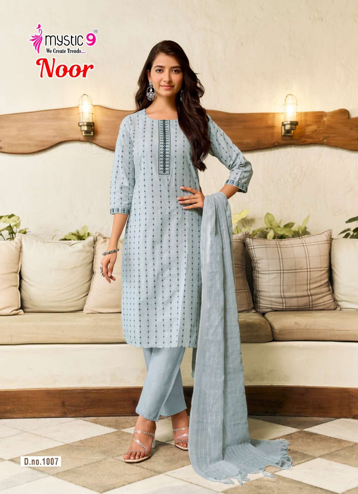 Mystic 9 Noor Vol 1 Handloom Cotton Salwar Suit Set
