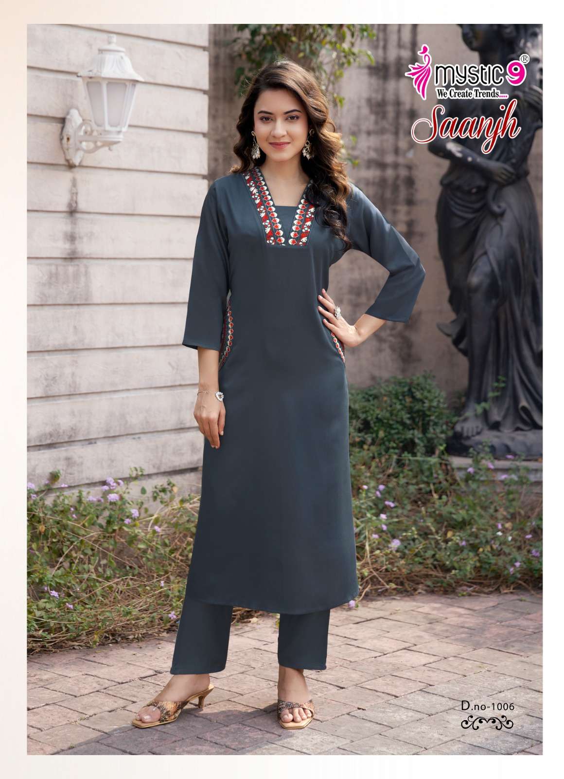Mystic 9 Saanjh Vol 1 Gajji Silk Co Ord Set - Amrah Wholesale