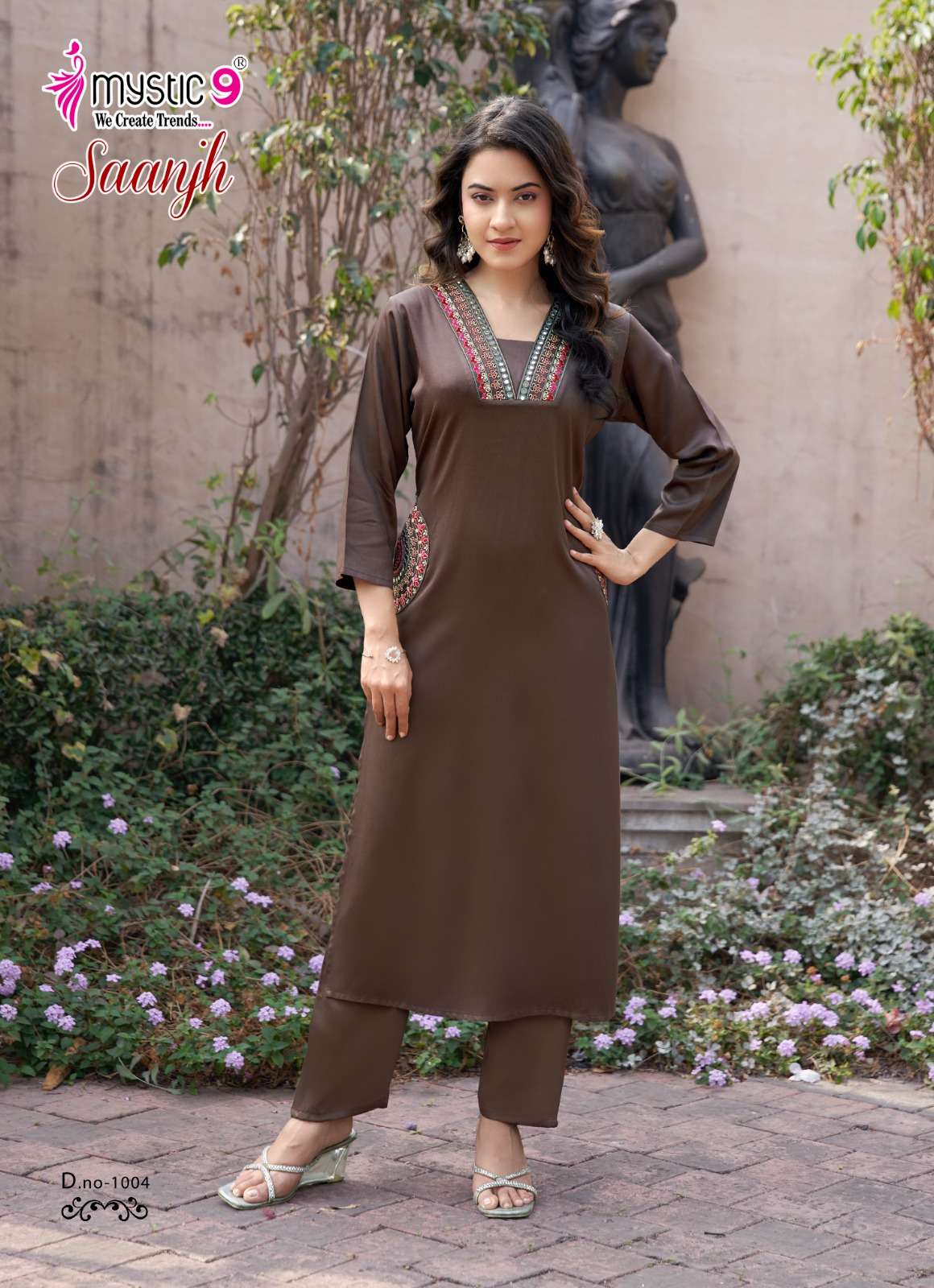 Mystic 9 Saanjh Vol 1 Gajji Silk Co Ord Set - Amrah Wholesale