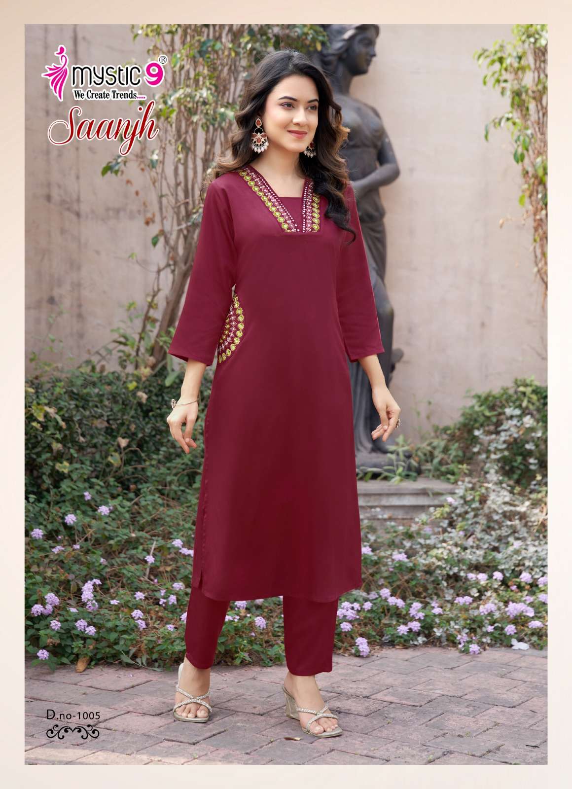 Mystic 9 Saanjh Vol 1 Gajji Silk Co Ord Set - Amrah Wholesale