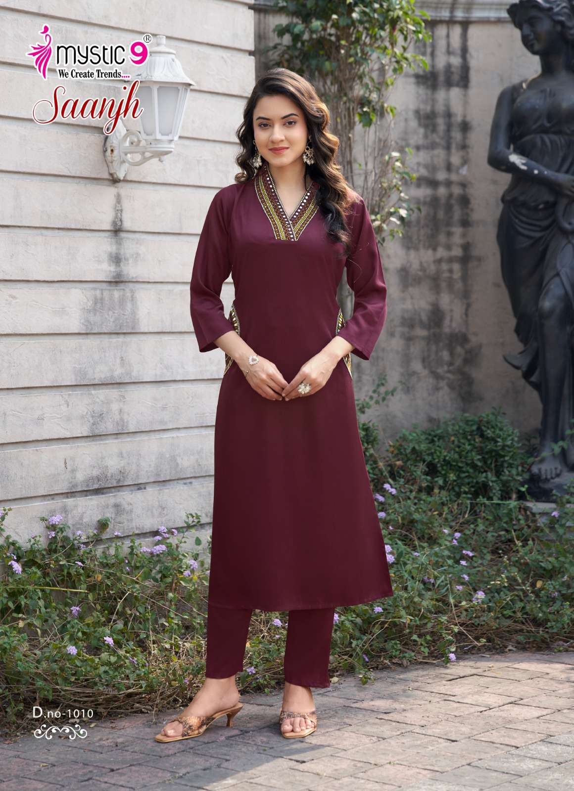 Mystic 9 Saanjh Vol 1 Gajji Silk Co Ord Set - Amrah Wholesale