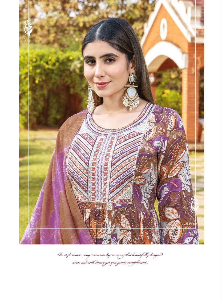 Mystic 9 Sara Vol 20 Rayon Kurti Pant Dupatta Set - Amrah Wholesale