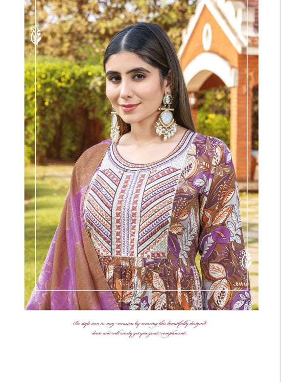 Mystic 9 Sara Vol 20 Rayon Kurti Pant Dupatta Set - Amrah Wholesale