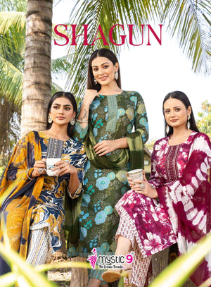 Mystic 9 Shagun Vol 27 Salwar Suit Set Wholesale Catalogue - Amrah Wholesale