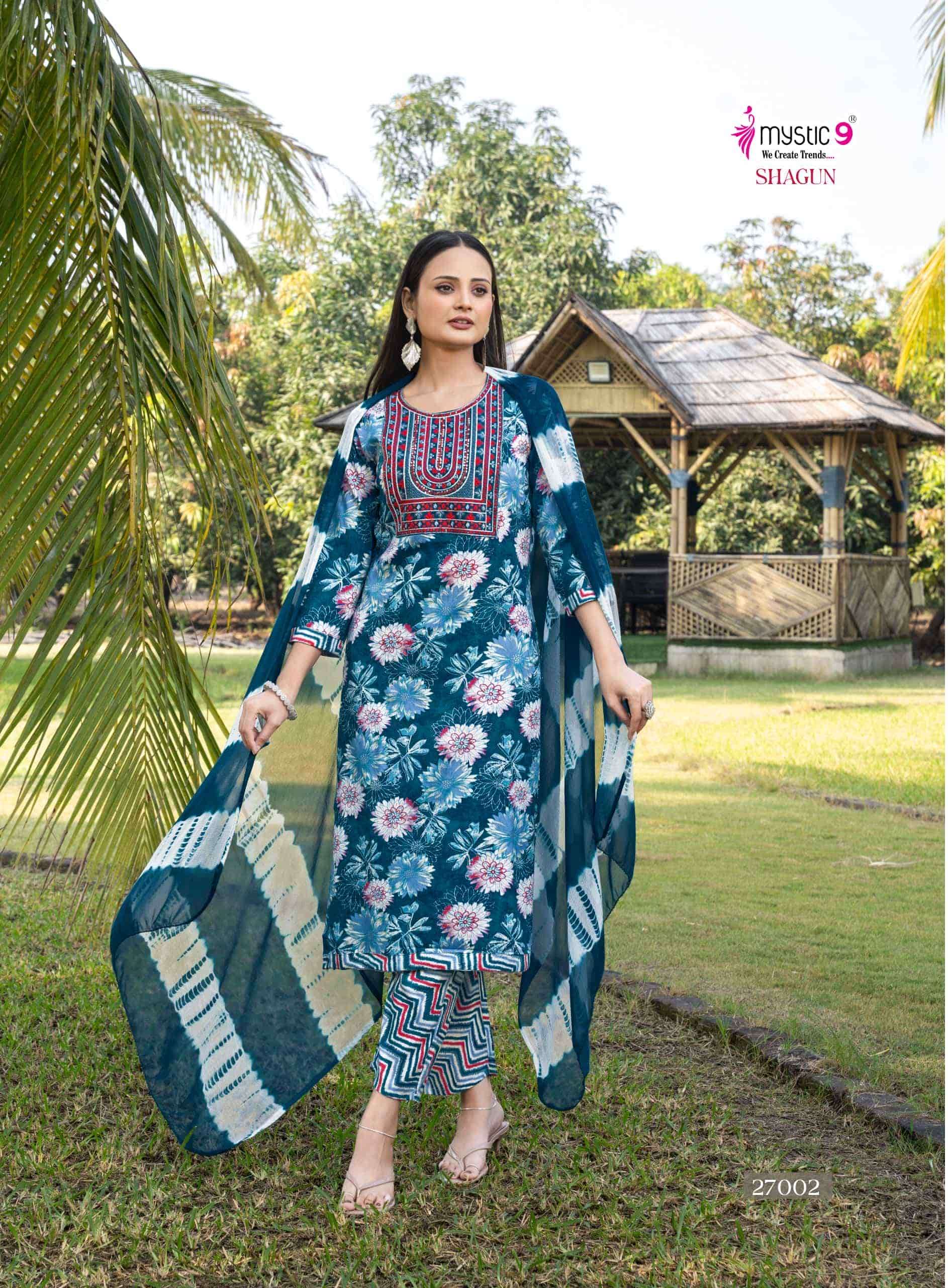 Mystic 9 Shagun Vol 27 Salwar Suit Set Wholesale Catalogue - Amrah Wholesale