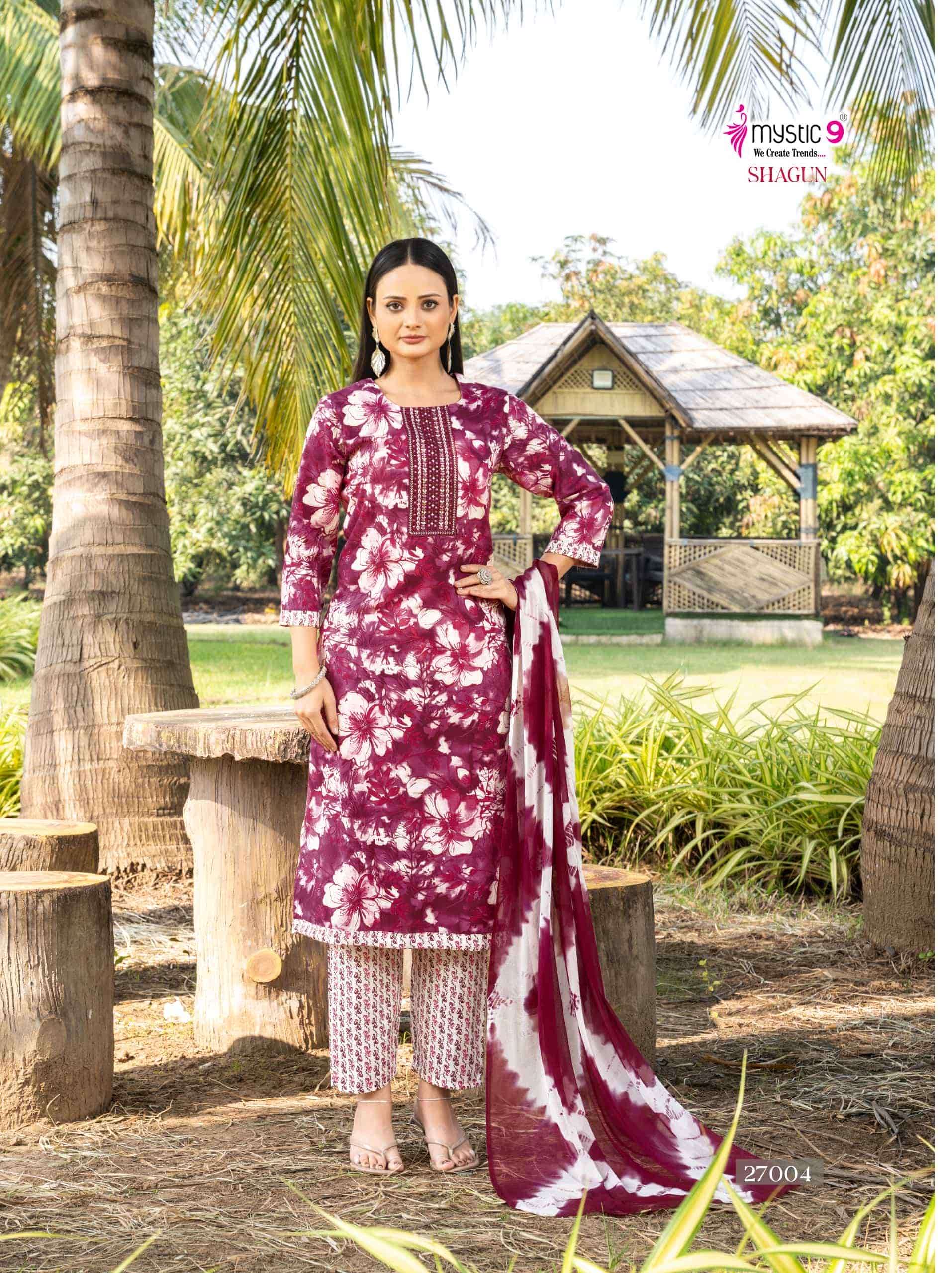 Mystic 9 Shagun Vol 27 Salwar Suit Set Wholesale Catalogue - Amrah Wholesale