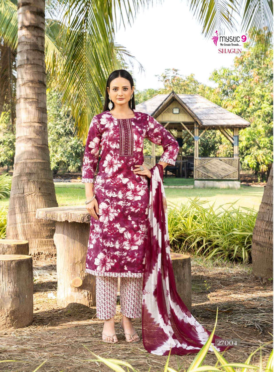 Mystic 9 Shagun Vol 27 Salwar Suit Set Wholesale Catalogue - Amrah Wholesale