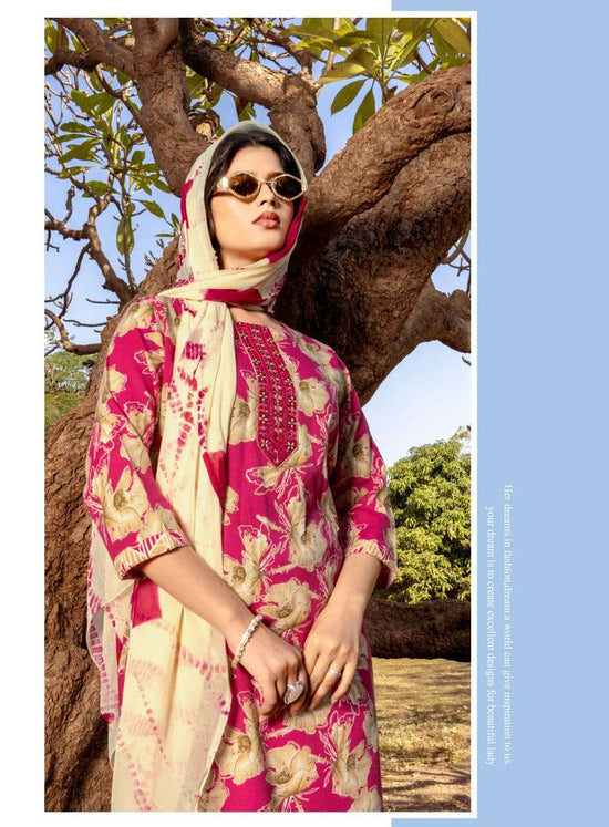 Mystic 9 Shagun Vol 28 Rayon Kurti Pant Dupatta Set