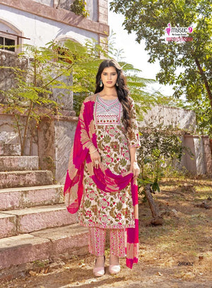 Mystic 9 Shagun Vol 29 Rayon Kurti Pant Dupatta Set