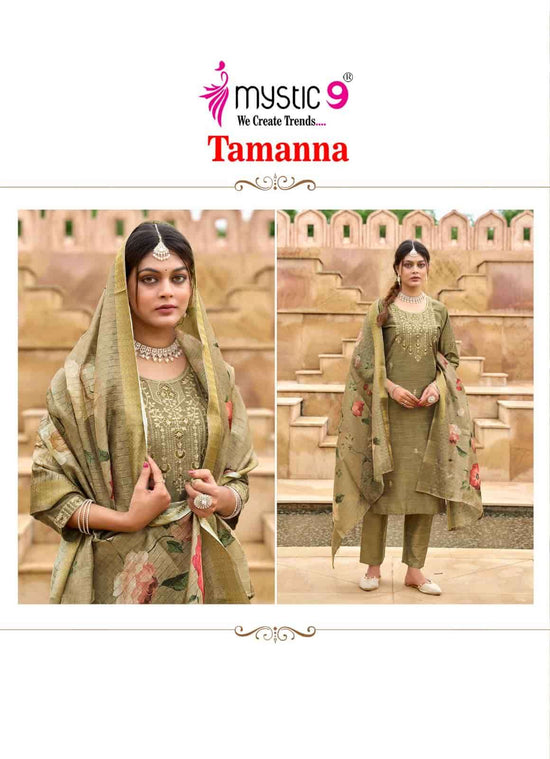 Mystic 9 Tamanna Vol 1 Salwar Suit Set Wholesale Catalogue - Amrah Wholesale