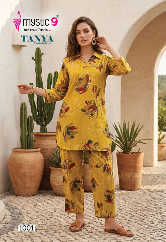 Mystic 9 Tanya Vol 1 Berlin Foil Print Co-Ord Set - Amrah Wholesale
