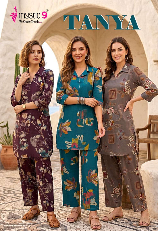 Mystic 9 Tanya Vol 1 Berlin Foil Print Co-Ord Set - Amrah Wholesale