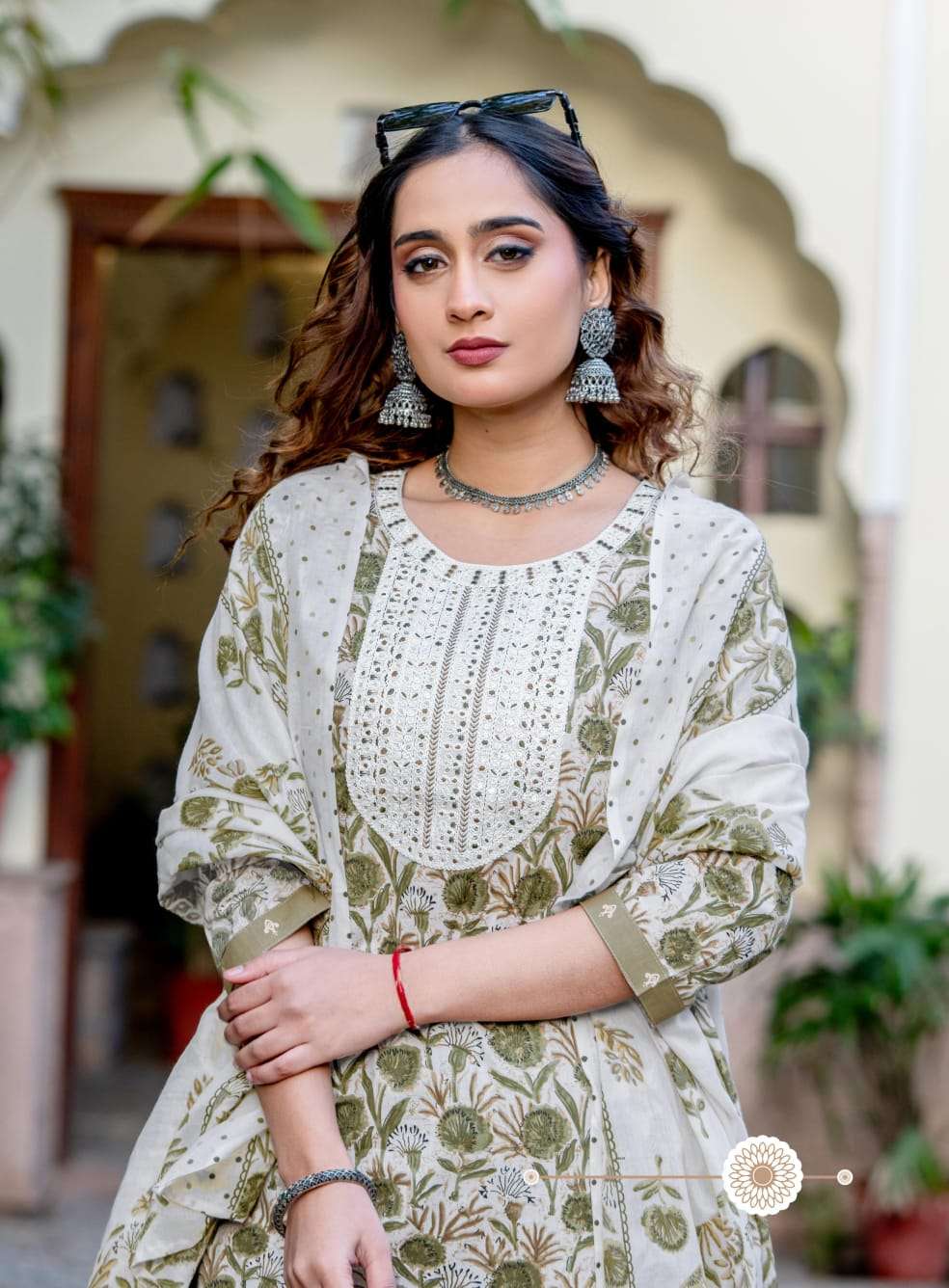 Mystic 9 Roshni Vol 1 Cotton Kurti Pant Dupatta Set - Amrah Wholesale