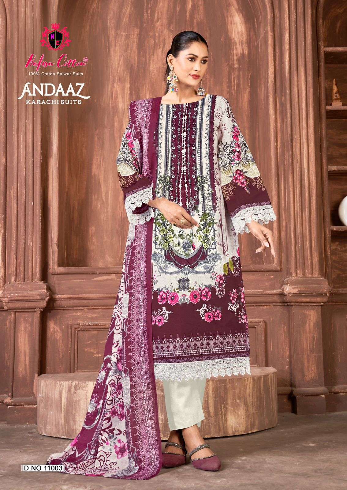 Nafisa Cotton Andaaz Karachi Vol-11