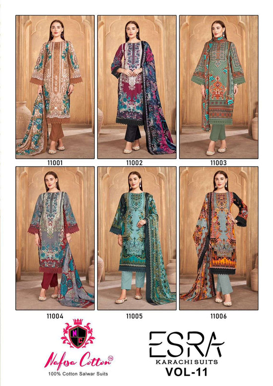 Nafisa Cotton Esra Karachi Vol-11