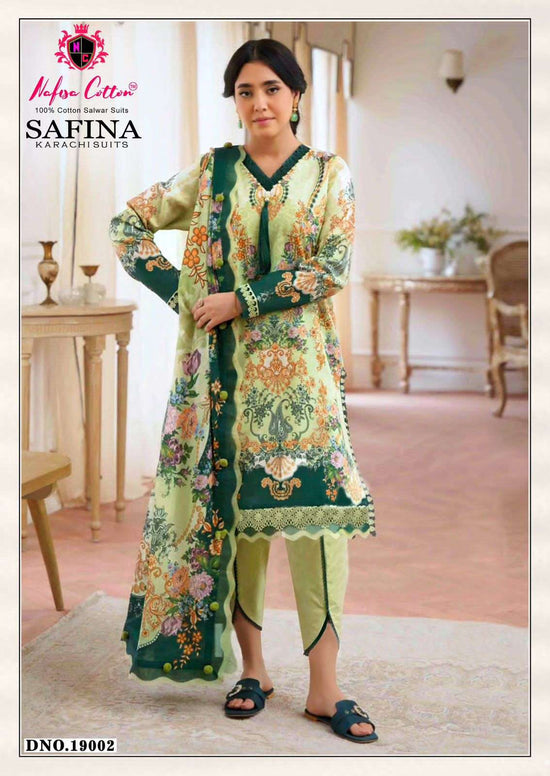 Nafisa Cotton Safina Vol 19 Soft Cotton Digital Print Dress Material