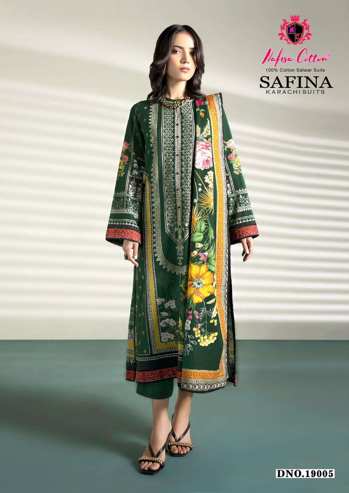 Nafisa Cotton Safina Vol 19 Soft Cotton Digital Print Dress Material