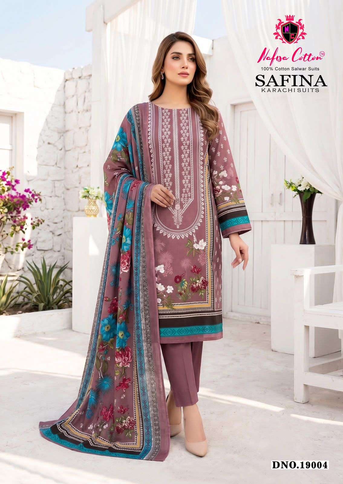 Nafisa Cotton Safina Vol 19 Soft Cotton Digital Print Dress Material