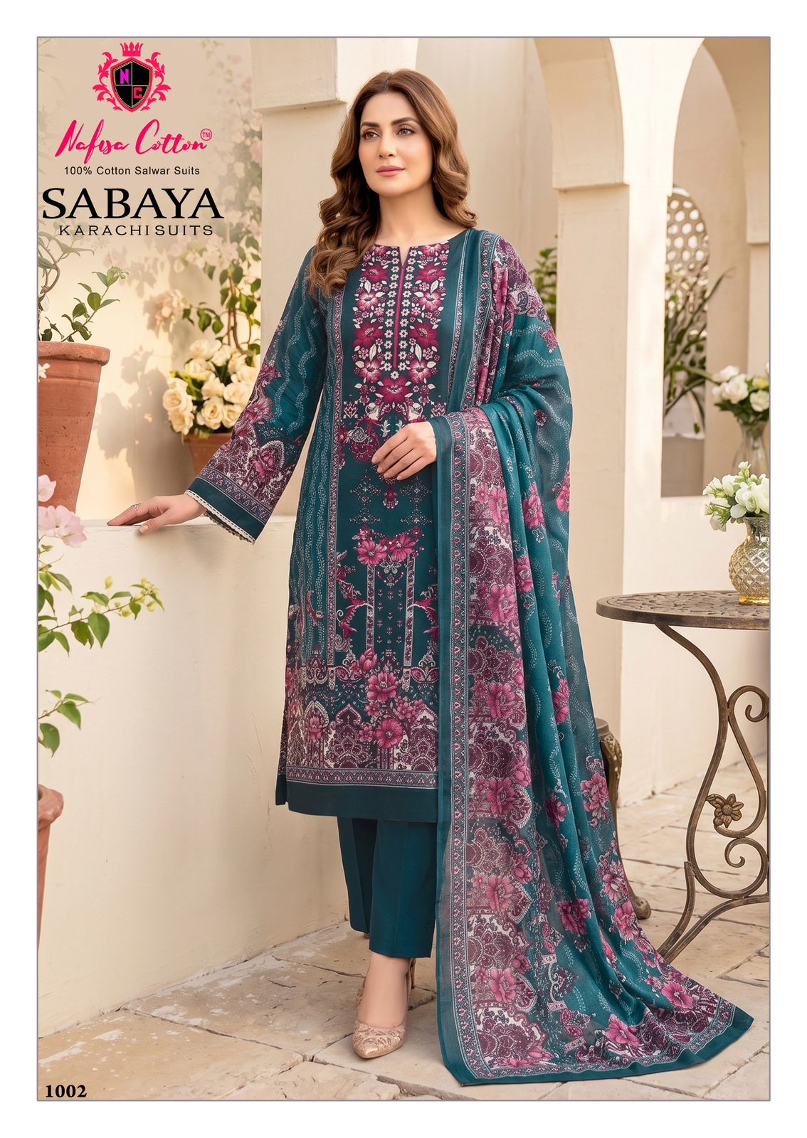 Nafisa Sabaya Vol 1 Readymade Cotton Kurti Pant Dupatta Set - Amrah Wholesale