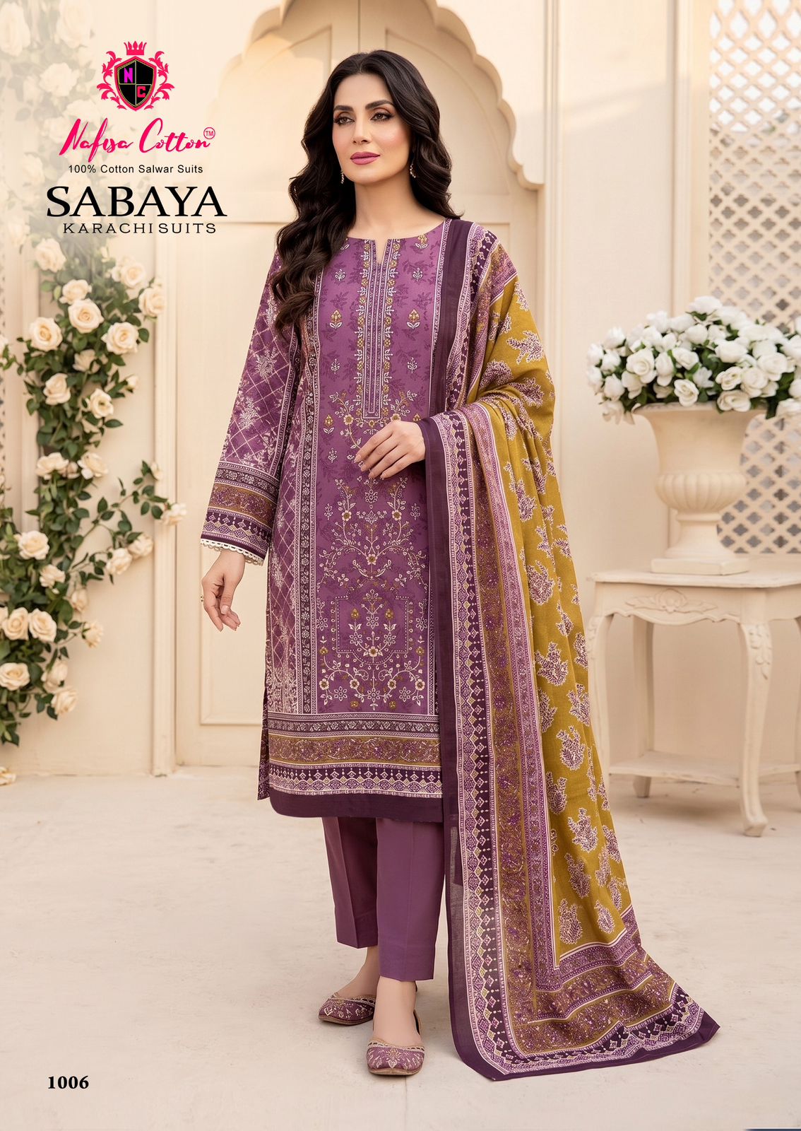 Nafisa Sabaya Vol 1 Readymade Cotton Kurti Pant Dupatta Set - Amrah Wholesale