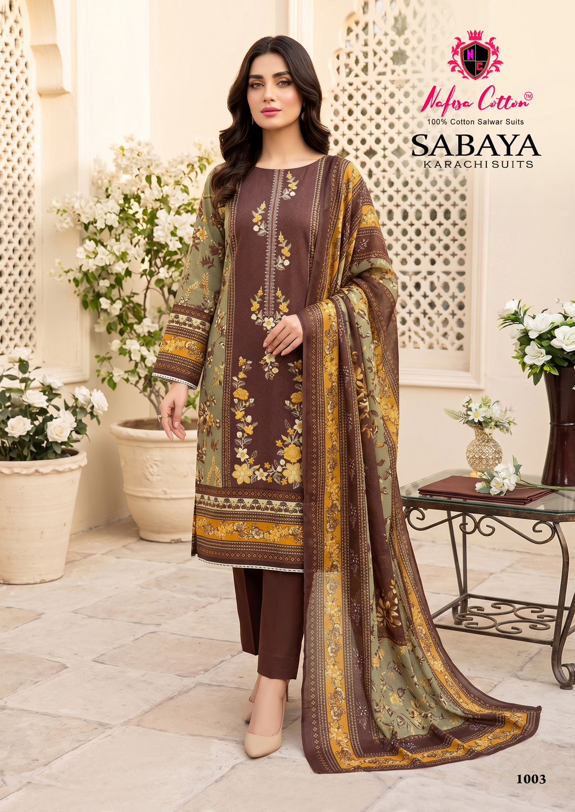 Nafisa Sabaya Vol 1 Readymade Cotton Kurti Pant Dupatta Set - Amrah Wholesale