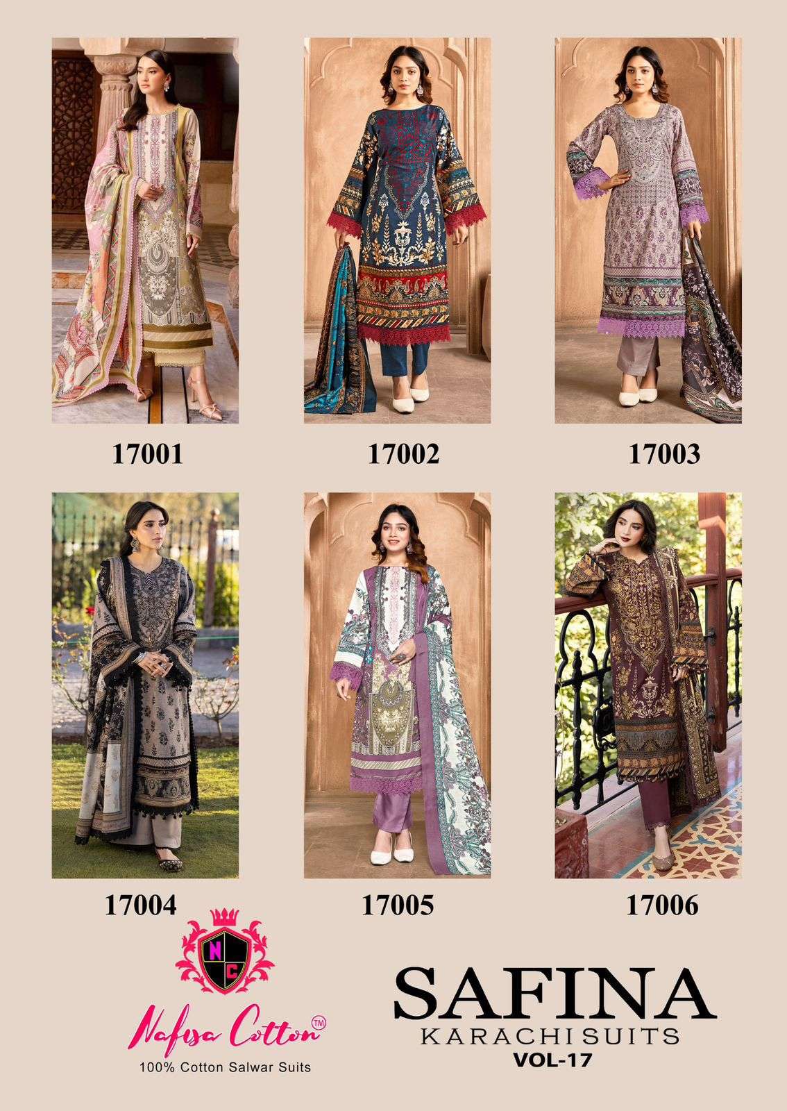 Nafisa Cotton Safina Vol-17