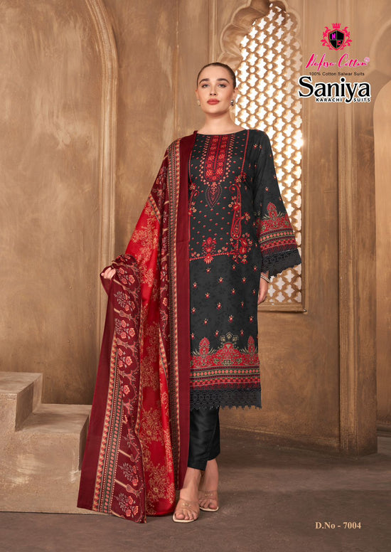Nafisa Saniya Vol 7 Cotton Digital Printed Pakistani Suit