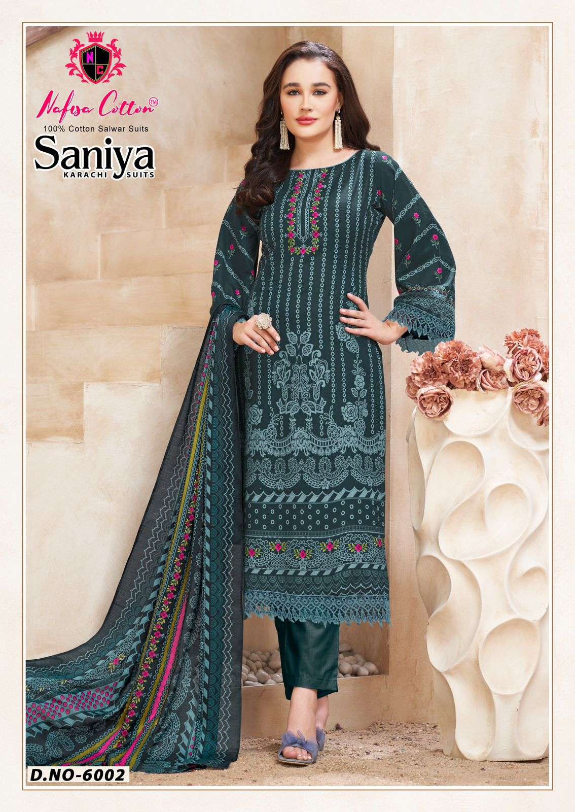 Nafisa Cotton Saniya Karachi Suit Vol-06