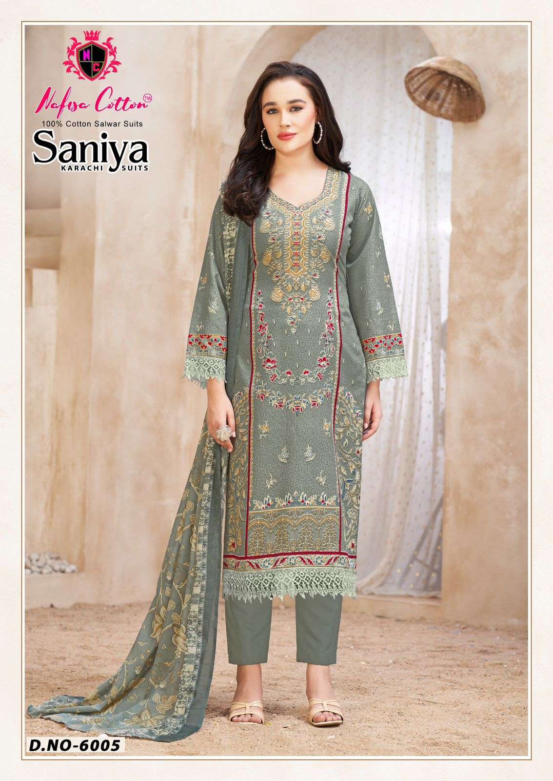 Nafisa Cotton Saniya Karachi Suit Vol-06