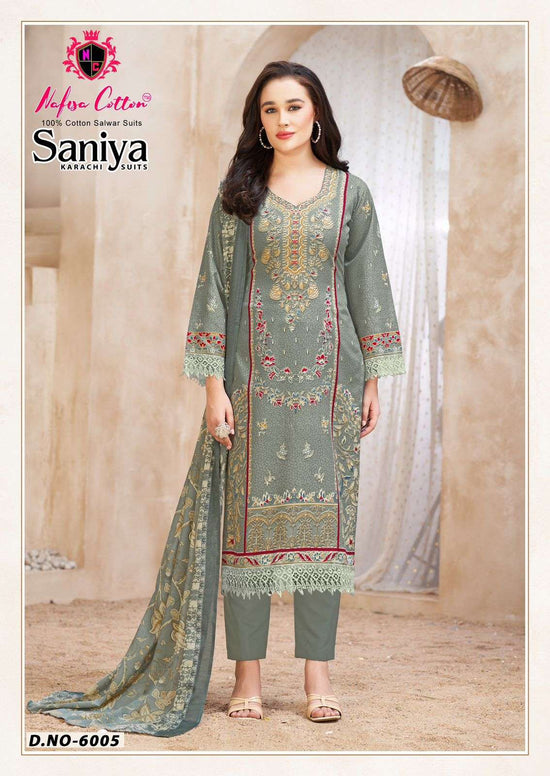 Nafisa Cotton Saniya Karachi Suit Vol-06
